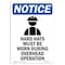 Signmission OSHA Sign, Hard Hats Must With, 18in X 12in Aluminum, 12" W, 18" H, Portrait, OS-NS-A-1218-V-13285 OS-NS-A-1218-V-13285 - alternate 1